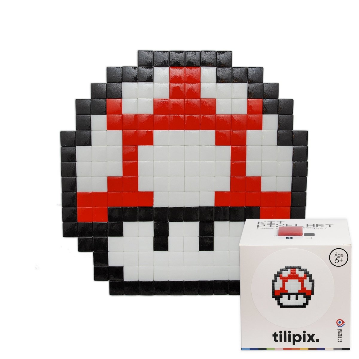 Kit Pixel art Champignon magique - Tilipix